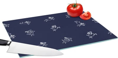 Glazen Snijplank - 39x28 - Hert - Patroon - Illustratie - Snijplanken Glas