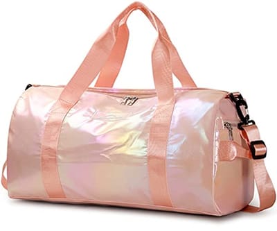 Sporttas Dames - Reistas Weekendtas - Sport En Reizen - Waterdicht Met Schoenenvak - 27 Liter Inhoud - Roze