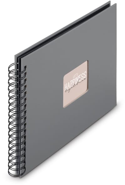Hama Spiraal fotoalbum - Fine Art - 28x24 - 50 pagina's - Steengrijs