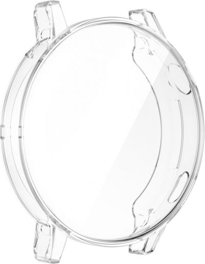 Strap-it TPU case - transparant bescherm hoesje geschikt voor Huawei Watch GT 3 42mm - doorzichtige beschermhoes voor Huawei Watch GT 3 42mm