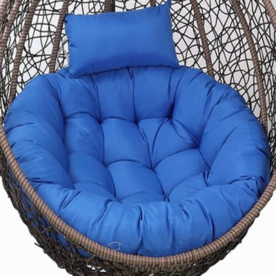 Hangmat kussen - Stoel kussen - Ontspannen Zitten - Extra dikke vulling - 120 cm diameter - Navy Blue