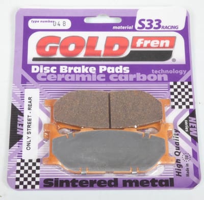 Plaquette de frein Gold Fren pour Moto Yamaha 400 SR 2014 à 2017 AVG / 2RD Neuf