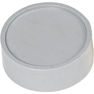 MAUL Magneet rond 10 stuks 2 kg kunststof Ferriet bruchsicher lackiert Ø 3.4 x 1.4 cm grijs