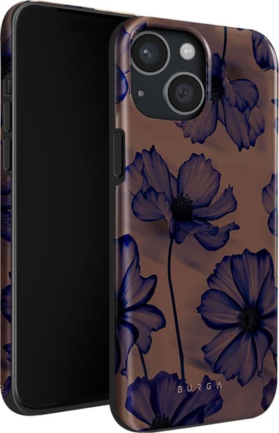 BURGA Telefoonhoesje voor iPhone 15 - Schokbestendige Hardcase Hoesje - Velvet Night