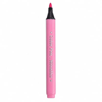 Kinder-aquarelpen - enkel roze exemplaar - grote inktvulling - basisverpakking