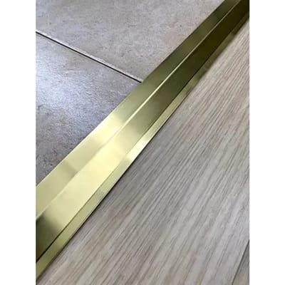 Gerflor Drempelprofiel - Messing - 50x8mm 0,83m - Zelfklevend