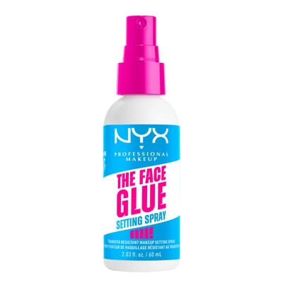 NYX Professional Make Up The Face Glue Setting Spray - Tot 24 uur draagtijd - Waterbestendige formule zonder plakkerigheid - 60ml