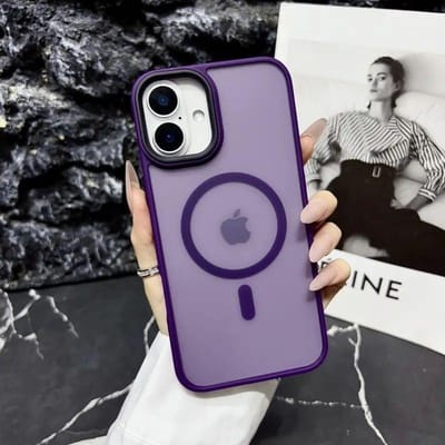 Nieuw Goud Slank Mat Voor Magsafe Magnetisch Telefoonhoesje Voor iPhone 16 15 14 Plus 13 12 11 Pro Max Transparant Schokbestendig Armor Hoesje For iPhone 12