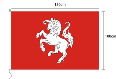 vissertrading Vlag van Twente - Twentse ros 100 x 150cm - Zware kwaliteit
