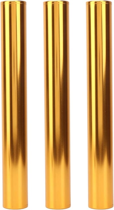 3-delige Trainingsset voor Estafette Stokken van Aluminium Legering voor Atletiek en Buitensport Activiteiten