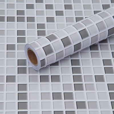 Mozaïek Tegel Stickers 30 x 300 cm - Zelfklevend - Waterdicht - Oliebestendig - Muurtegels - Backsplash voor Keuken/Badkamer - Wandtegels
