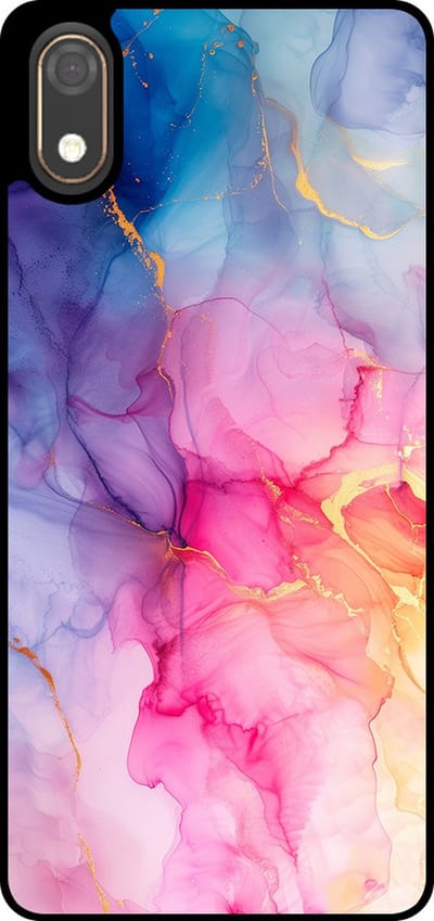 Smartphonica Telefoonhoesje Geschikt voor Huawei Y5 (2019) met marmer opdruk - TPU backcover case marble design - Regenboog geschikt voor Huawei Y5 (2019)