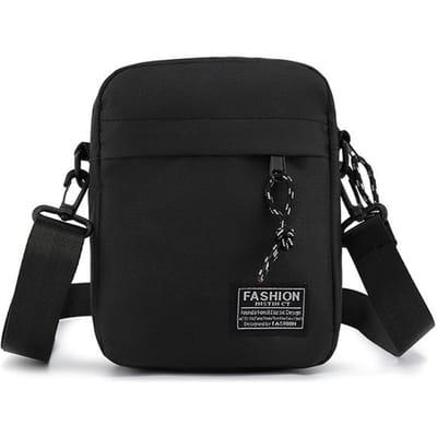 Nieuwe Modieuze Lichtgewicht en Mini Crossbody Telefoontas Multifunctionele Outdoor Reis Schoudertas Zakelijke Portemonnee black