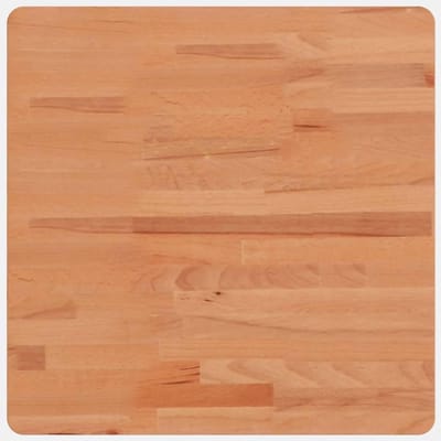 Tafelblad Vierkant - Vervangend Blad - Tafel Opfrissen - Massief Beukenhout - 50x50x15 cm - Niet gespecificeerd