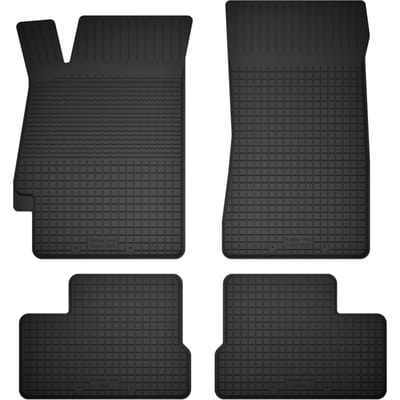 Wielganizator BasicProtect Serie - Rubberen Autovloermatten - Peugeot 406 Coupe - 1995-2004 - 4 Stuks