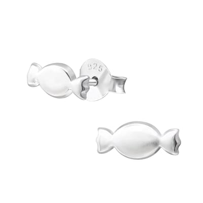 Princess  Oorbellen Candy - 925 Zilver E-Coating - Snoepje - 8x4mm
