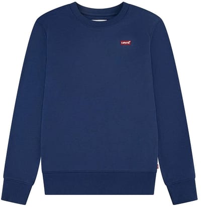 Levi´s ® Kids Mini Logo Crewneck Sweatsh Sweatshirt Blauw 12 Years Jongen