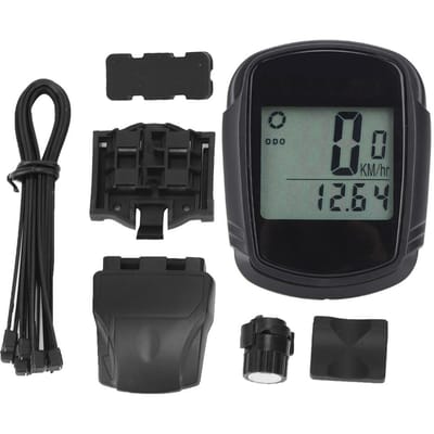 PVC Draadloze Solar Fietscomputer Mountain Racefiets Waterdicht Lichtgevende Snelheidsmeter Fietsen gray