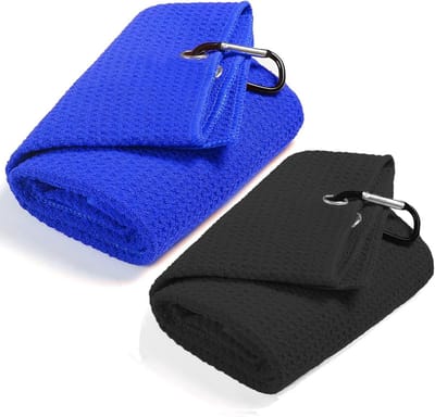 Golfhanddoeken Set van 2 - Grappige Microvezel Handdoeken met Clip voor Golftassen