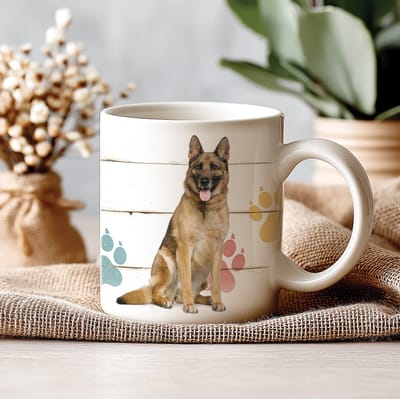 Mok - 330 ML - Hond - Duitse herder - Koffiemok - Theemok - Thee of Koffie - Koffiebeker - Koffietas Geschenk Cadeau