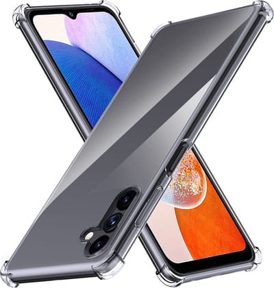 Hoesje geschikt voor Samsung Galaxy 14 5G Shockproof Back Cover – Anti shock Hoesje - hybrid armor case - Transparant - EPICMOBILE