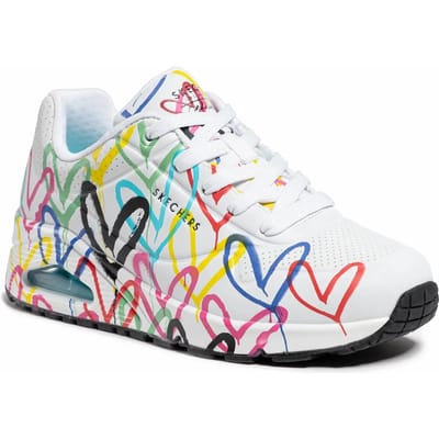 Sportschoenen met opdruk voor dames Skechers Uno Spread The Love