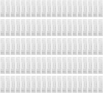 Allecto Plus - RFID-stickers 100 stuks voor magazijnbeheer - 73 x 20 MM - UHF-label - Sterke anti-vervuiling - Anti-namaak - Hoge prestaties