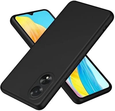 Zwart Dun TPU Hoesje Geschikt voor Oppo A18 / A38 | Back Cover | Lichtgewicht | Ultra Dun | Flexibel | Zacht