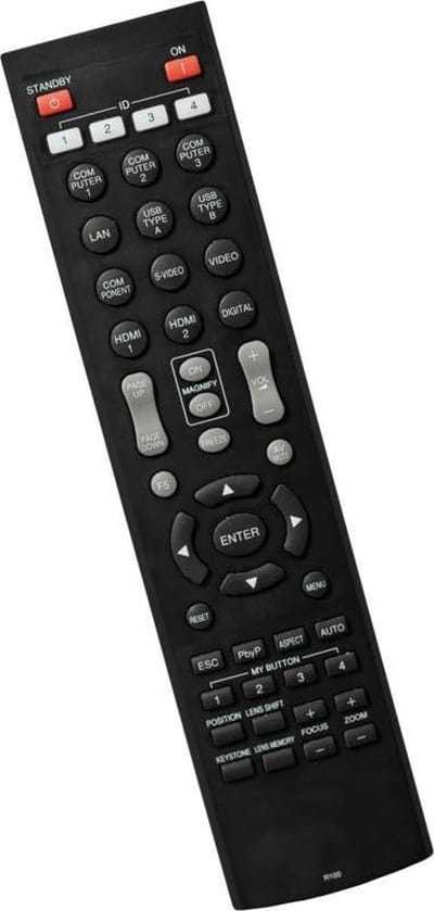 Hitachi, Dukane, Christie en Maxell R100 / HL02801 originele Beamer Afstandsbediening