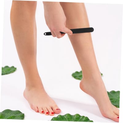 Siliconen Wax Applicator - Waxstick Spatel - Ontharen Huid - Antiaanbak Schraper - 24 cm - Zwart