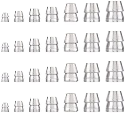 28 stuks - 7 maten - veilige ronde grip wiggen - hamerhandvat - splijtwig - platinumvijl - handmetaalwiggen - ronde stalen wig voor bijl hamer sledding