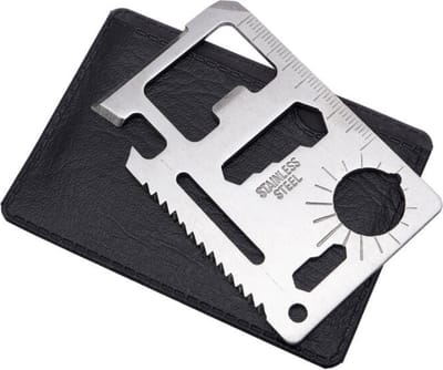 "CGB GIFTWARE THE HARDWARE STORE Multifunctionele tool met 11 functies van roestvrijstaal met "