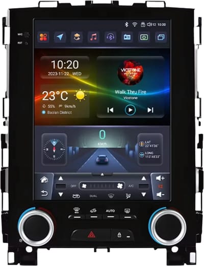 Autoradio met bluetooth - Carplay - Voor Renault Megane 4, Samsung Koleos, SM6, Talisman (2017-2019) - Geschikt voor Apple en Android - Stereo - Navigatie - Navigatiesysteem auto - 3GB 32GB