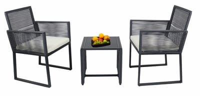 3-delige lounge tuinset tuinset zitgroep balkonmeubelen zitkussens Fidola
