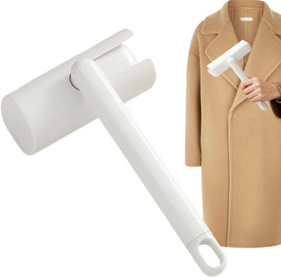 Pluisjesroller Kleding - Haarverwijderaar - Stof Verwijderen - Handig Eenhandig Gebruik - 265 cm Lengte - Wit