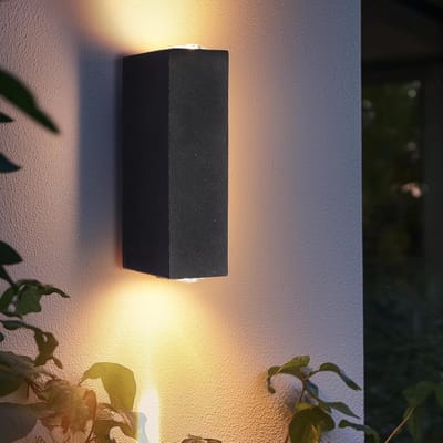 Moderne Zwarte LED Wandlamp Binnen en Buiten - 6W 3000K Warm Wit - IP65 Waterdicht