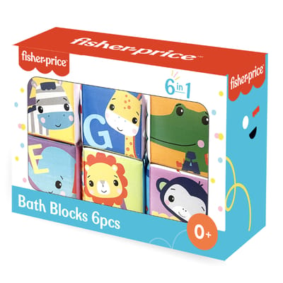Fisher-Price Baby Bad Blokken 6 Stuks