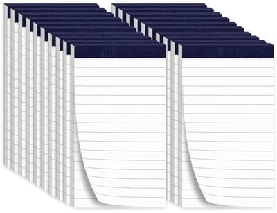 Notitieblokken Geperforeerd - Kleine Schrijfblokken - Dagelijkse Planning - Gemakkelijk Afscheuren - 7 x 15 cm - Wit