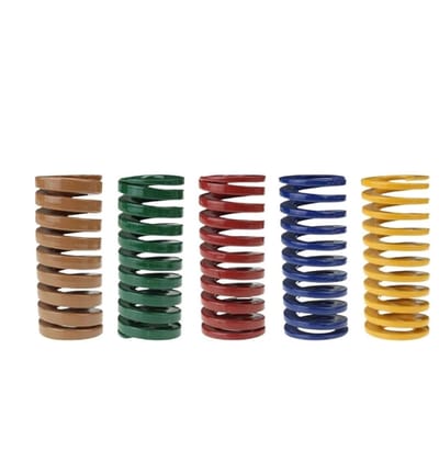 Spiraal Stansveer - Drukveer Matrijsveer - Reparaties Hobbyprojecten - Hoge Stijfheid Elasticiteit - 20 x 10 x 90 mm - Rood