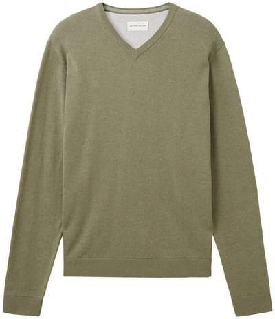Tom Tailor - Pull - Maat S - Mannen - 34139 brown gre - katoen
