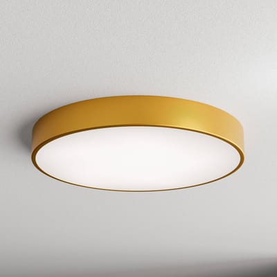 TEMAR LIGHTING Cleo plafondlamp, Ø 60 cm, IP20, goudkleurig, metaal, E27