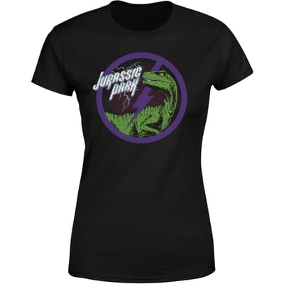 Jurassic Park Raptor Bolt Women's T-Shirt - Zwart - 3XL