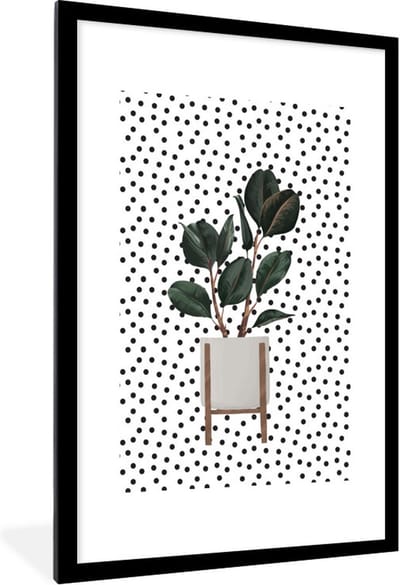 Fotolijst incl. Poster - Kamerplant - Plantenbak - Planten - 80x120 cm - Posterlijst