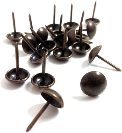 Bronzen Bekledingsspijkers met Brede Kop 10,5 mm x 16 mm