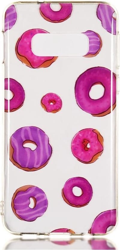 Shop4 - Geschikt voor Samsung Galaxy S10e Hoesje - Zachte Back Case Donuts