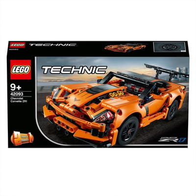 LEGO 42093 Technic Chevrolet Corvette ZR1 & Hot rod, 2-in-1 Sportauto model, Raceauto's Collectie voor Kinderen vanaf 9 Jaar