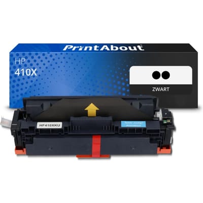 PrintAbout huismerk Toner 410X (CF410XD) Zwart Multipack Hoge capaciteit Geschikt voor HP