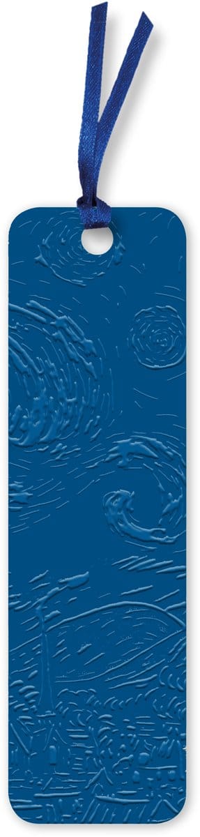 Flame Tree Bookmarks (Artisan Art)- Vincent van Gogh: The Starry Night Artisan Art Vegan Leather Bookmarks (pack of 10)