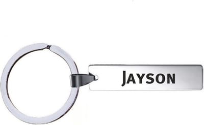 Sleutelhanger Met Naam - Jayson - RVS