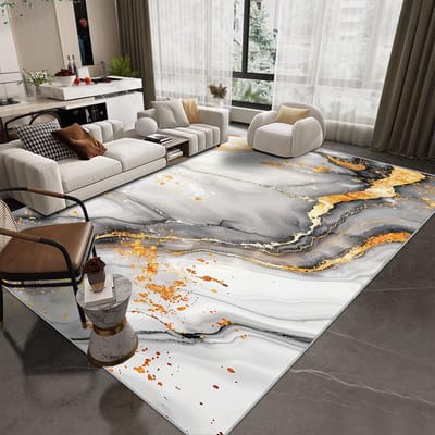 Modieus Luxe Marmer Tapijt voor Woonkamer Decoratie Huis Moderne Kleden voor Slaapkamer Antislip Wasbare Lounge Vloermatten 180*280cm